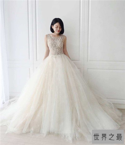 世界上最贵的婚纱 ,1000颗钻石加持(1200万美元)