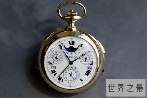 世界最昂贵的手表排行榜,这价格购买几辆跑车了。