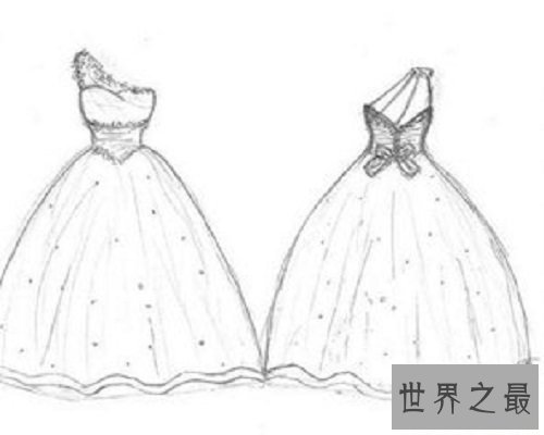 画画图片大全之世界最长的婚纱系列,想要为你的男神穿上吗?