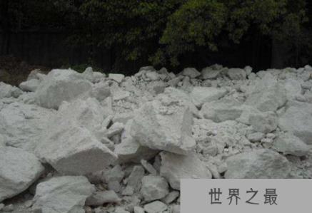 世界上最软的石头,滑石用手指就可以刮下粉末