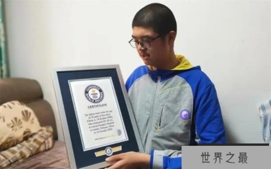 世界上最高的青少年  四川乐山的小伙子(最高青少年)