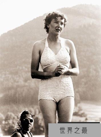 希特勒最爱的情妇，伊娃布劳恩罕见祼照曝光(被收藏家收藏)