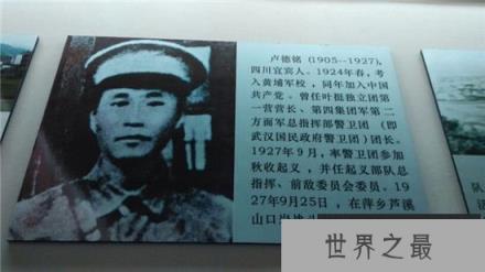 【卢德铭如果不死会是什么军衔】秋收起义总指挥卢德铭怎么牺牲的