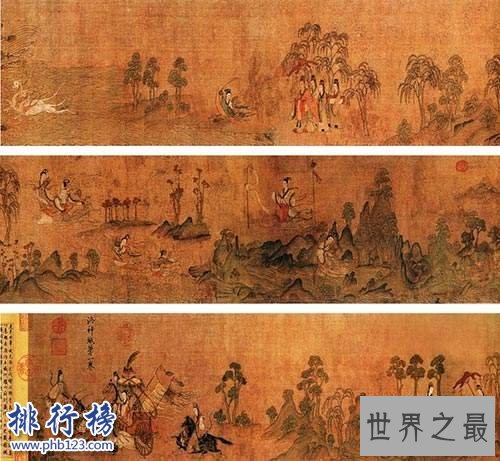 中国十大传世名画排行榜 中国古代十大名画欣赏