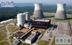 世界核电站最多的国家:美国(104座核电站占全球总数的25%)