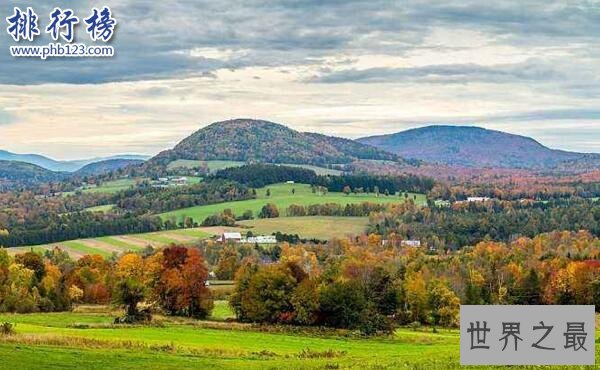 美国最穷的州:佛蒙特州,GDP总量1978.7亿元(相当于中国三线城市)