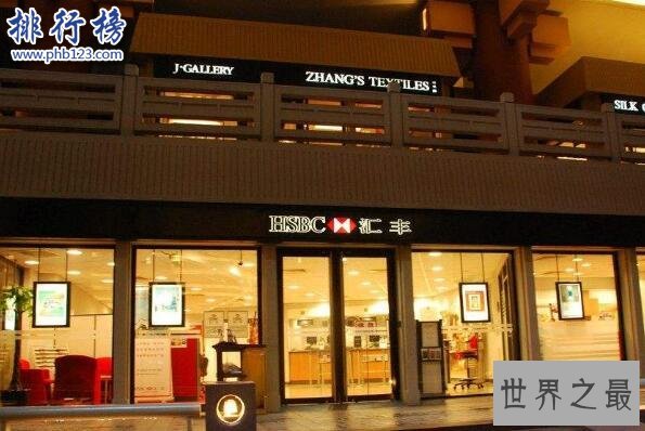 世界上最有钱的银行:中国工商银行(资产为2.36亿美元)