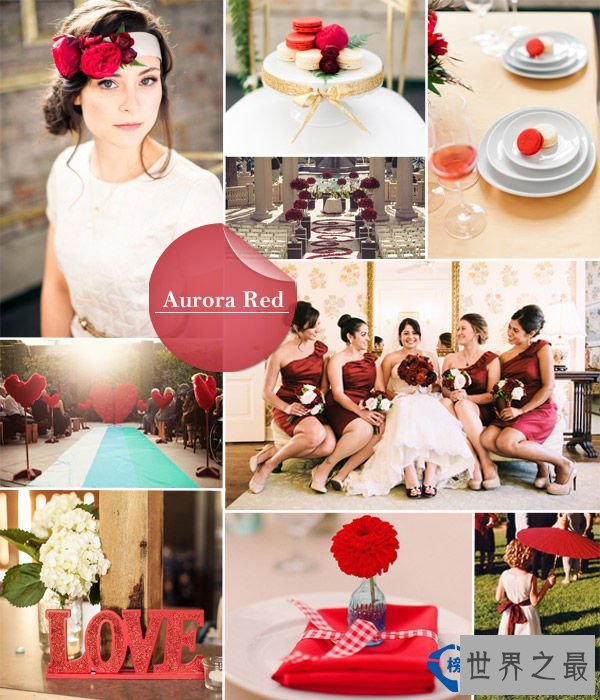 世界上最美的婚礼配色 给新娘一个浪漫的婚礼