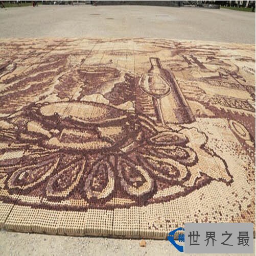 最美的艺术品：世界上最大的软木马赛克长17.1米