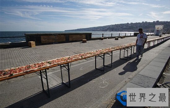 世界之最世界上最大的披萨长达1595米