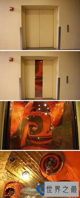 全球最另类的电梯 水族馆电梯可以这样玩