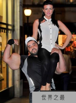 世界上最大的肱二头肌，比腰还粗(臂围79厘米)(www.1357vip.com)