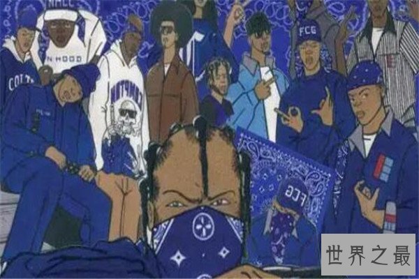 世界十大黑帮 Crips和血腥团伙是死对头