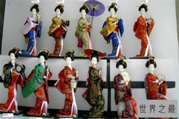 世界十大邪物 中空之物不要碰，日本传统人偶看着就很诡异