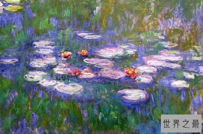 莫奈十大名画，印象派名画作品欣赏每一幅都十分名贵