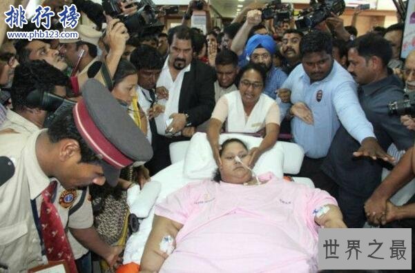 全球最胖女性去世:艾提曾重达1000斤,25年来无法下床(图)