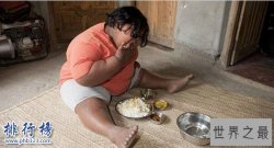世界上最胖的小女孩：苏曼·哈顿(6岁体重181斤)