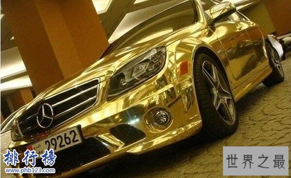 世界上最贵的改装车排行榜：纯黄金劳斯莱斯幻影，还可防AK47子弹