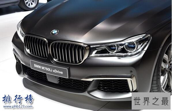 最贵的宝马多少钱：M760Li xDrive266.8万(重2.2吨)