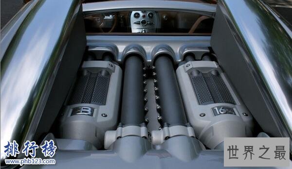 布加迪最贵的车:布加迪威龙16.4,价格4550万(时速达430km/h)