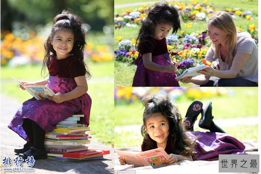 门萨俱乐部最年轻会员:伊丽萨·唐·罗伯兹(8个月会走路)