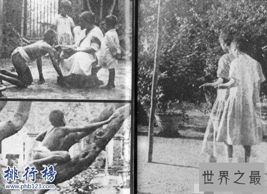 世界上最著名的兽孩:狼女卡玛拉 不穿衣服和猫狗为伴