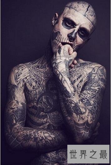 僵尸男孩瑞克·格内斯特,世界上纹身最帅的男人(附还原视频)