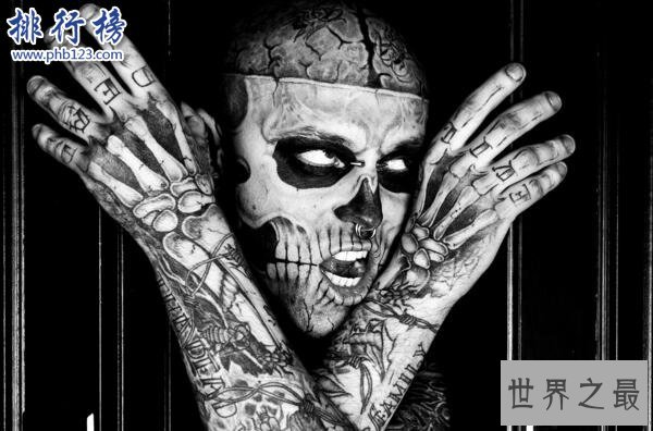 僵尸男孩瑞克·格内斯特,世界上纹身最帅的男人(附还原视频)