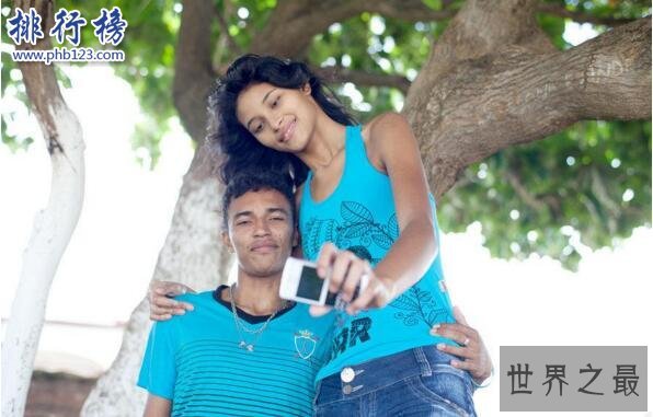 世界上最高的儿童,艾利萨尼·席尔瓦14岁2.07米(男朋友仅1.6米)