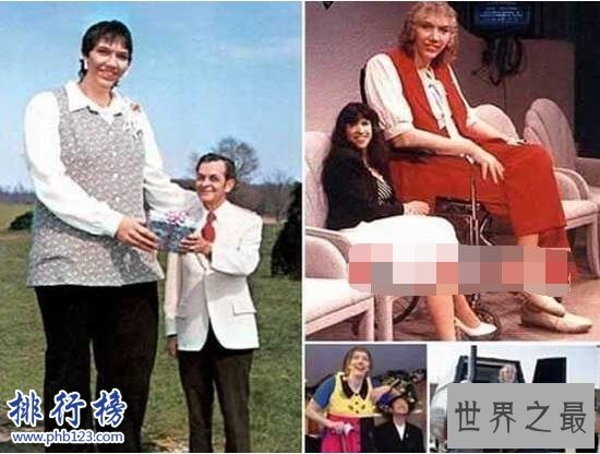 世界上最高的女人：曾金莲18岁身高2.48米(穿60码的鞋)