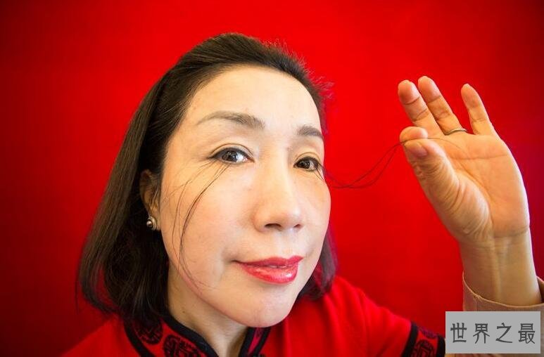 世界上最长的眼睫毛：逆天12.4厘米打破吉尼斯纪录