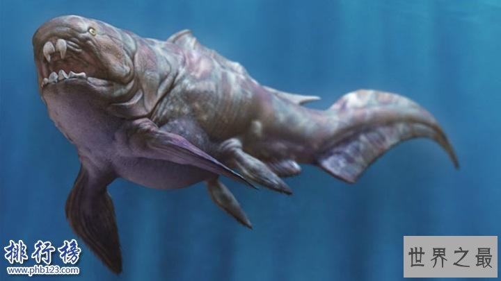 已灭绝的十大巨怪:咬合力媲美霸王龙的鱼(9米长4吨重)