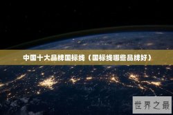 中国十大品牌国标线（国标线哪些品牌好）
