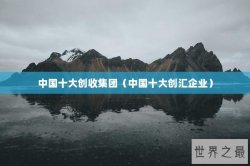 中国十大创收集团（中国十大创汇企业）