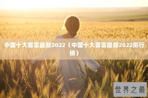 中国十大首富最新2022（中国十大首富最新2022排行榜）