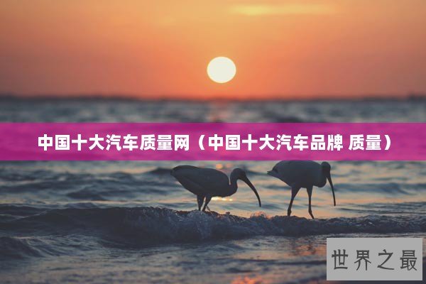 中国十大汽车质量网(中国十大汽车品牌 质量) 中国十大汽车质量网(中国十大汽车品牌 质量)