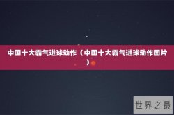 中国十大霸气进球动作（中国十大霸气进球动作图片）