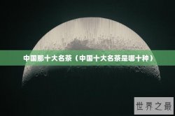 中国那十大名茶（中国十大名茶是哪十种）