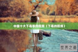 中国十大下毒事件视频（下毒的视频）