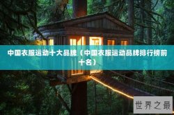 中国衣服运动十大品牌（中国衣服运动品牌排行榜前十名）