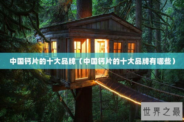 中国钙片的十大品牌（中国钙片的十大品牌有哪些）
