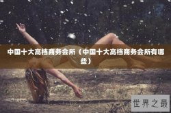 中国十大高档商务会所（中国十大高档商务会所有哪些）