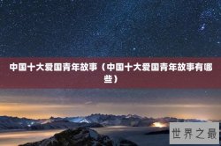 中国十大爱国青年故事（中国十大爱国青年故事有哪些）