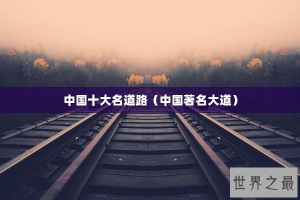 中国十大名道路（中国著名大道）