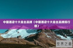 中国酒店十大自主品牌（中国酒店十大自主品牌排行榜）