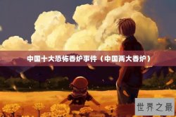中国十大恐怖香炉事件（中国两大香炉）