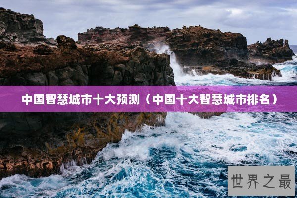 中国智慧城市十大预测（中国十大智慧城市排名）