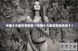 中国十大最犯罪排名（中国十大最犯罪排名前十）