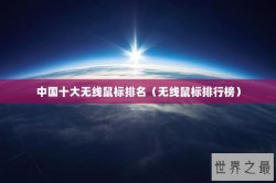 中国十大无线鼠标排名（无线鼠标排行榜）