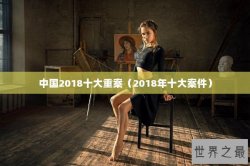 中国2018十大重案（2018年十大案件）